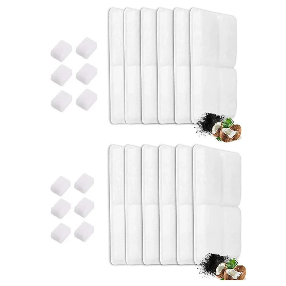 Premium Cat Water Fountain Replacement Filters with Coconut Activated Carbon - Perfect for 2L Dispensers