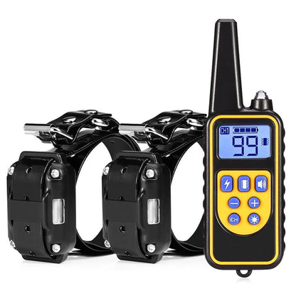 Revolutionary Electric Dog Training Collar - Rechargeable, Waterproof, and Remote-Controlled Anti-Barking Solution for All Dogs