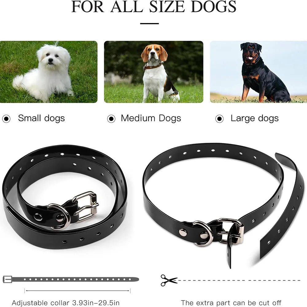 Revolutionary Electric Dog Training Collar - Rechargeable, Waterproof, and Remote-Controlled Anti-Barking Solution for All Dogs