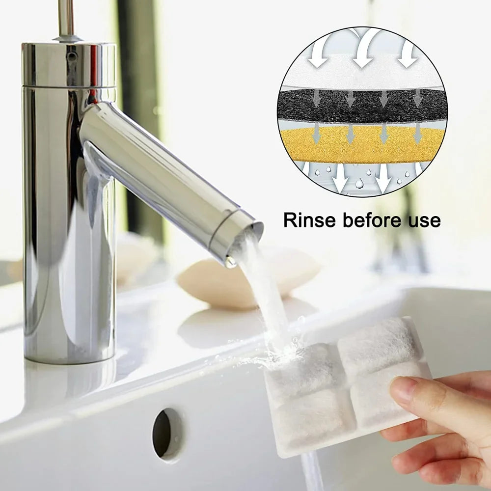 Premium Cat Water Fountain Replacement Filters with Coconut Activated Carbon - Perfect for 2L Dispensers